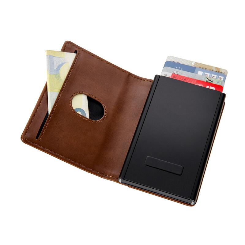 Troika 2-In-1 Wallet Sherlock Home Brown