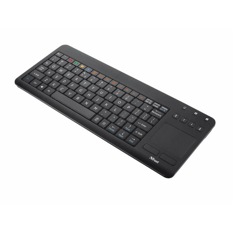 Trust Teclado Touchpad Sento Español Qwerty Inalambrico Negro 20062