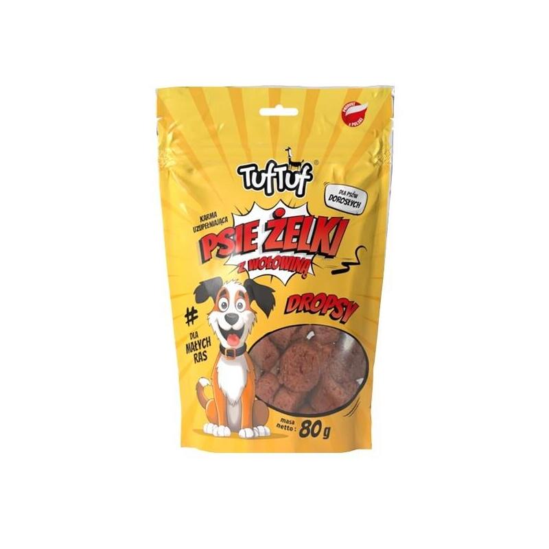 Tuf Tuf Psie Zelki - Dropsy Wolowe 80g