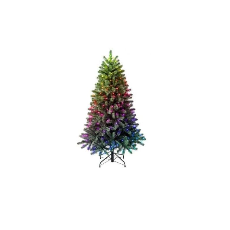 Twinkly Pre-Lit Tree -1.50m Choinka, 270 Rgb Led, Zielony Przewód, Typ Wtyczki C
