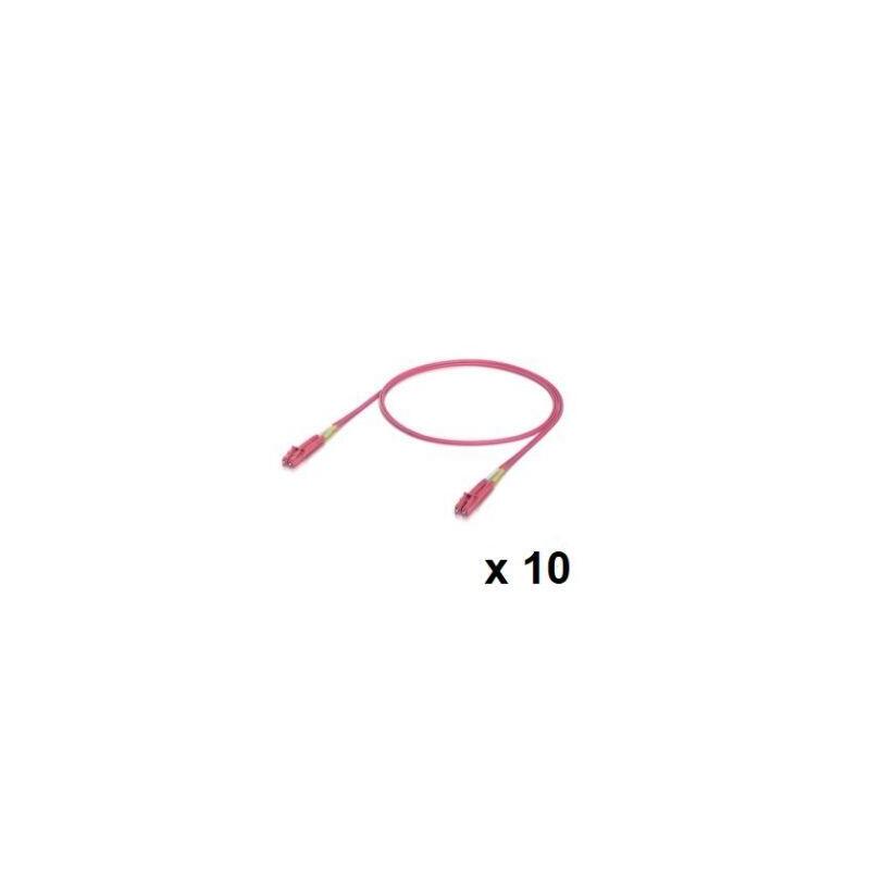Ubiquiti Uacc-Ofc-M2-Lulu-1m-10 Pack 10 Uds Cable De ConexiÓ N De Fibra Multimodo Om4 De 1 Metro Para Interior Con Conectores DÚ Plex Lc Upc