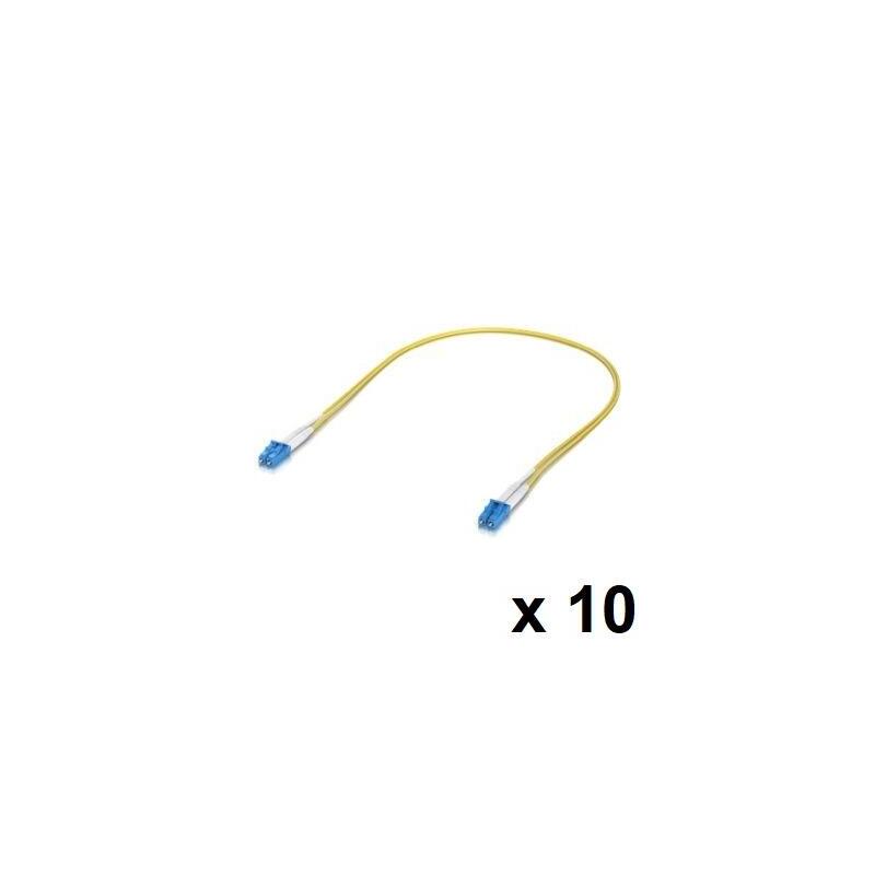 Ubiquiti Uacc-Ofc-S2-Lulu-0.5m-10 Pack 10 Cables De ConexiÓ N De Fibra Ó Ptica Lc Upc DÚ Plex Os2 Para Conexiones De Hasta 100 G. Fibra Monomodo Os2. 0,5m
