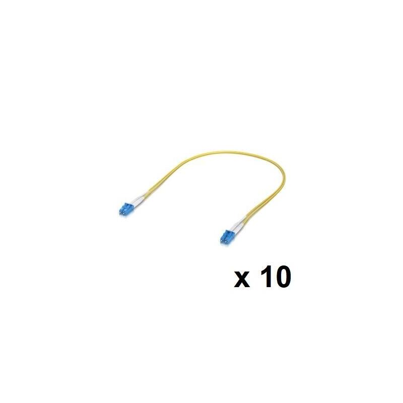 Ubiquiti Uacc-Ofc-S2-Lulu-1m-10 Pack 10 Cables De ConexiÓ N De Fibra Ó Ptica Lc Upc DÚ Plex Os2 Para Conexiones De Hasta 100 G. Fibra Monomodo Os2. 1m