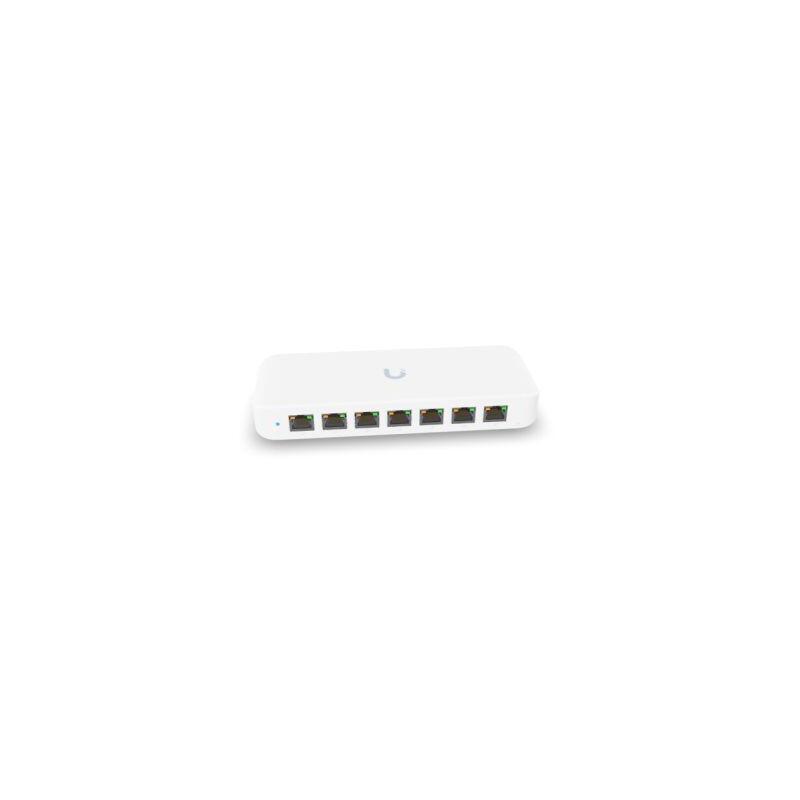 Ubiquiti Usw-Ultra Producto Reacondicionado. Switch Poe Compacto De Capa 2 Con 8 Puertos Gbe (7 Con Salida Poe+ Y 1 Con Entrada Poe++). Poe Budget 42w Con Entrada Poe++ Y 16w Con Entrada Poe+. Incluye Accesorio Para