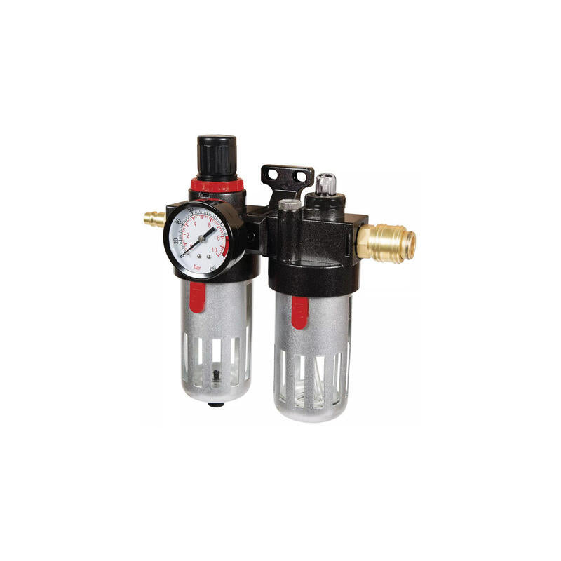 Unidad De Mantenimiento De Combinación De Inhell R 3/8 "Con Öler Schwarz 4135000