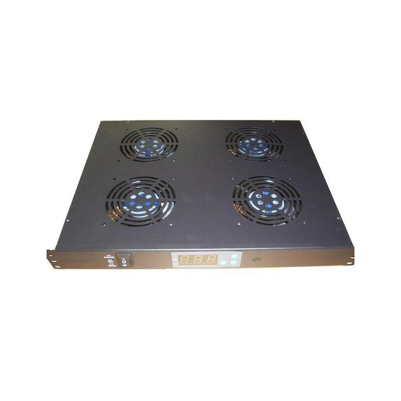 Unidad De Ventilacion Frontal Rack 19". 4 Ventiladores +