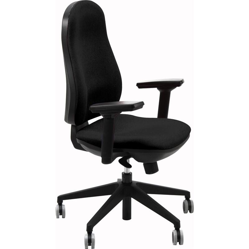 Unisit Silla Administrativa Sincro Ariel Aier Negra ( Reposabrazos No Incluido)
