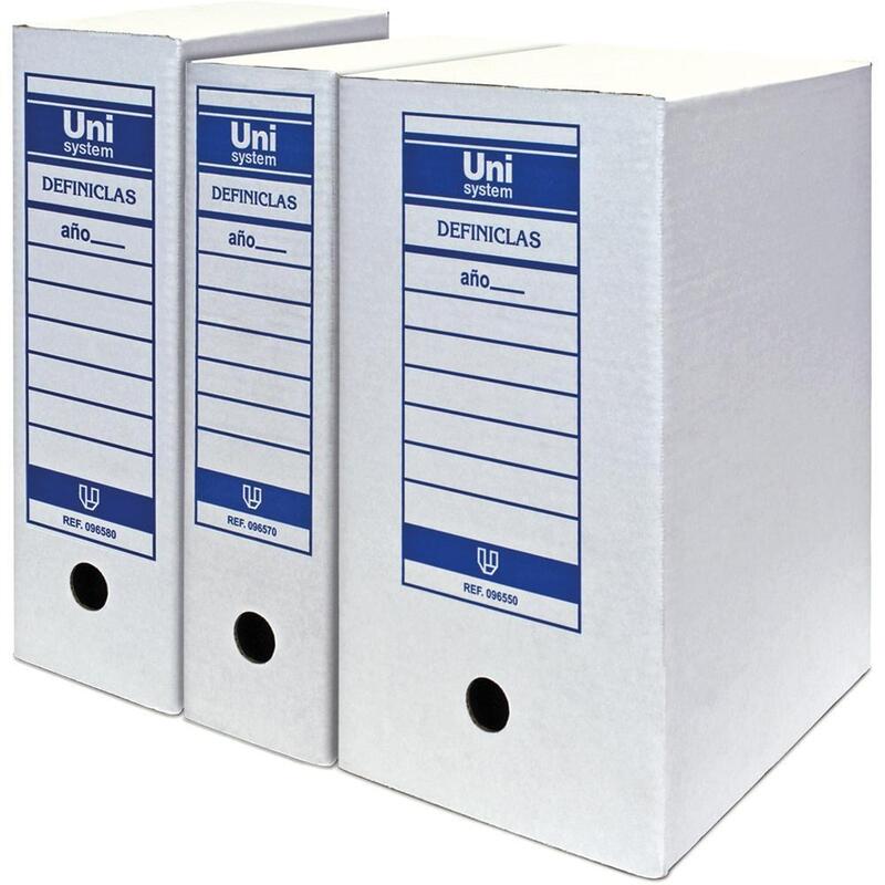 Unisystem Definiclas Archivo Definitivo Carton Folio -50u-