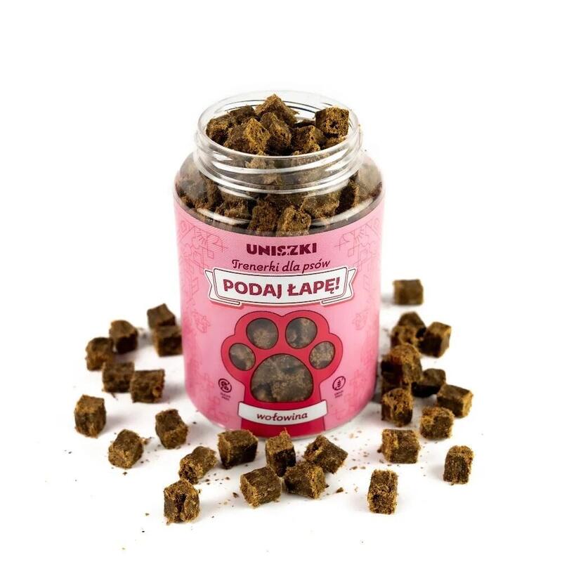 Uniszki Podaj Lape Beef - Premio Para Perros - 150g