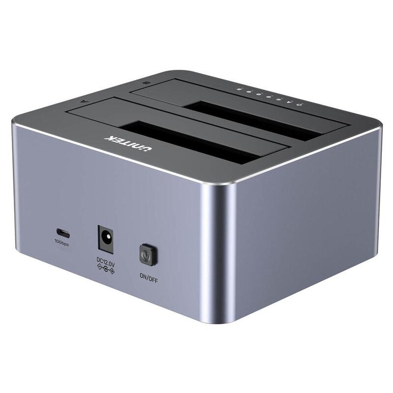 Unitek Cloning Station 2x Sata 2.5" 3.5" Usbc 10gb