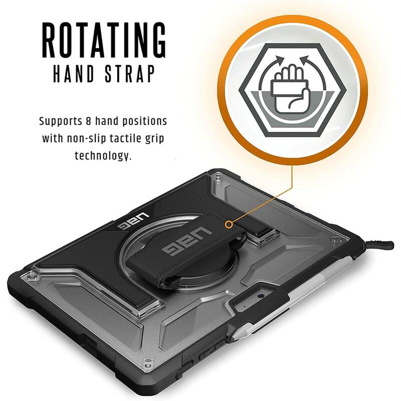 Urban Armor Gear Plasma Funda Con Estándar Militar Estadounidense Case Para Microsoft Surface Go Transparente