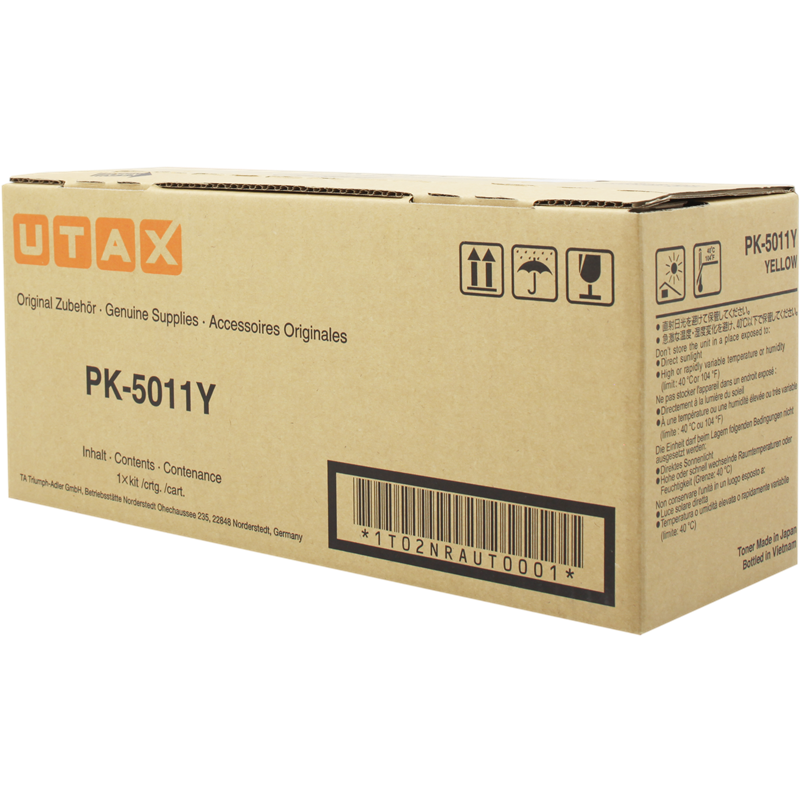 Utax Tóner Amarillo Pk-5011y 1t02nraut0 5000 Copias