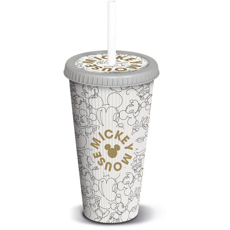 Vaso De Caña En Relieve Pp 790 Ml Mickey Mouse Signature