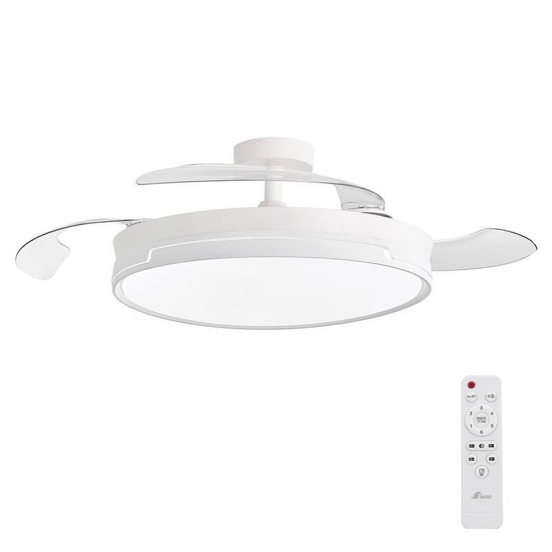Ventilador 3nod De Techo Concept Ray Luz Led Regulable Motor Dc 6 Velocidades