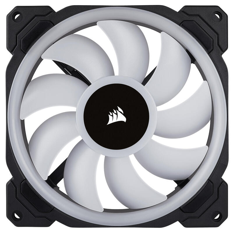 Ventilador Caja Corsair Ll120 Rgb 140mm Dual Light Loop Rgb Led Pwm Fan 3 Fan Pack Con Lighting Node Corsair Ll140 Rgb, Carcasa Del Ordenador, Ventilador, 14 Cm, 600 Rpm, 1300 Rpm, 25 Db