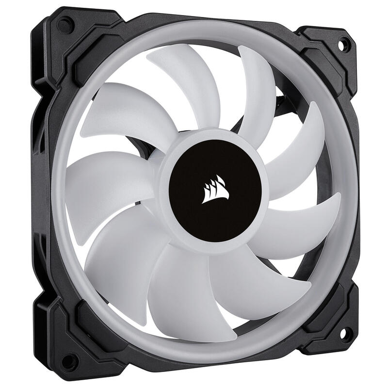 Ventilador Caja Corsair Ll120 Rgb 140mm Dual Light Loop Rgb Led Pwm Fan 3 Fan Pack Con Lighting Node Corsair Ll140 Rgb, Carcasa Del Ordenador, Ventilador, 14 Cm, 600 Rpm, 1300 Rpm, 25 Db