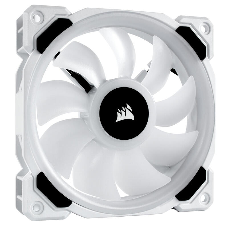 Ventilador Caja Corsair Ll120r Rgb 120mm Dual Light Loop Rgb Led Single Pack Blanco Corsair Co-9050091-Ww, Carcasa Del Ordenador, Ventilador, 12 Cm, 2200 Rpm, 36 Db, 63 Cfm