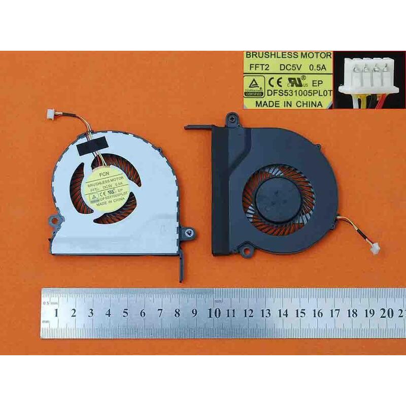 Ventilador Cpu Para Portátil Acer Aspire E5-731 E5-771 E5-771g Dfs531005plot