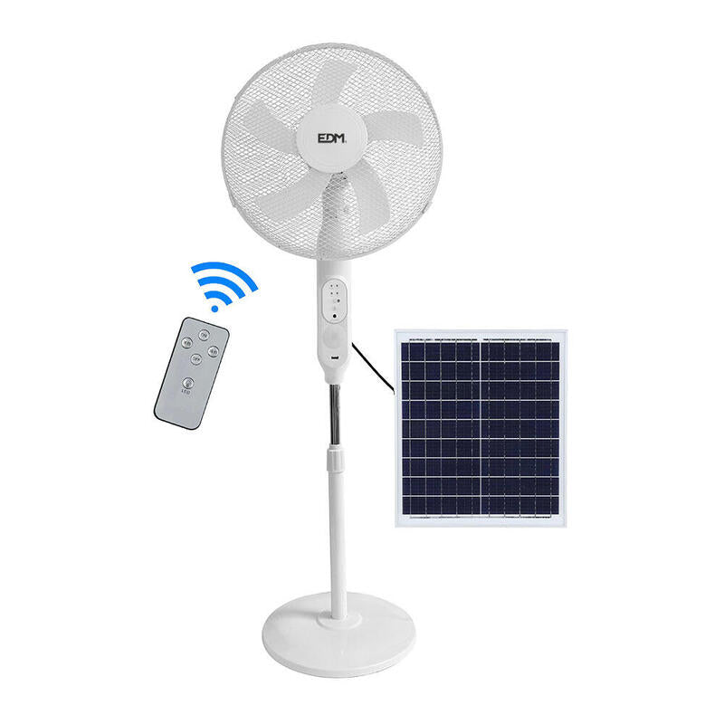 Ventilador De Pie Solar 25w Edm