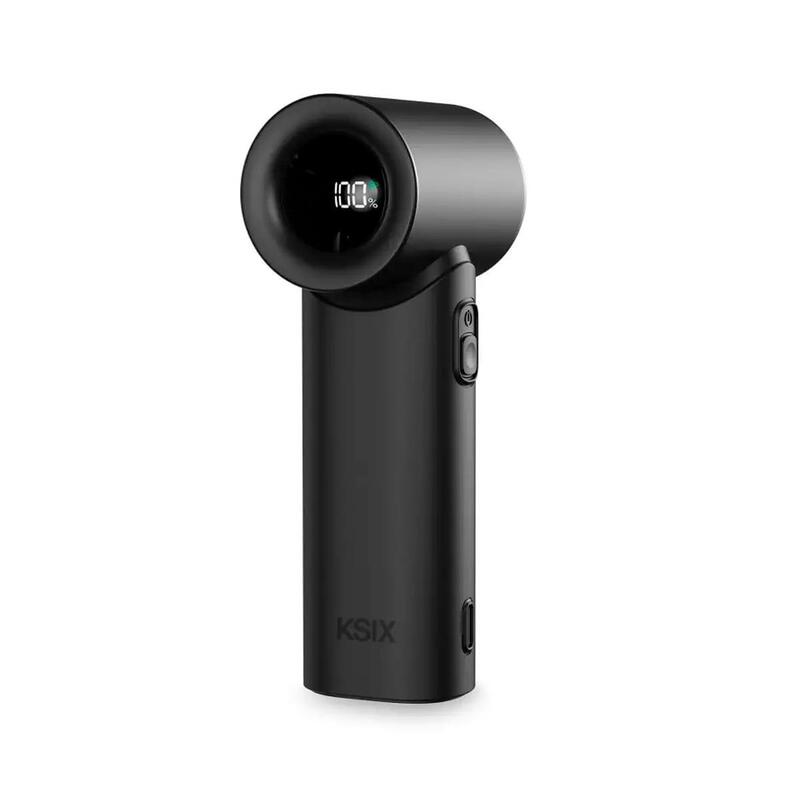 Ventilador Ksix Airgo Turbo Portátil De 5 Velocidades Negro