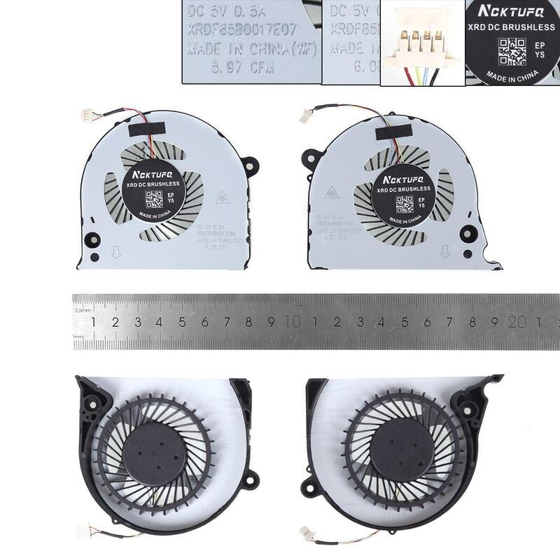 Ventilador Para Computadora Portátil Dell Lnspiron 15 7577 G5 5587 G7 7588 P72f L+Rcopia Altaversión 2 0x73f9 X73f9