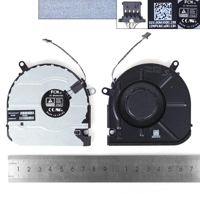 Ventilador Para Computadora Portátil Gris Hp 15m Eu 15m Es 15t Es 15z Eu 15 Eu Es W149 W150big,Org Dfs5k22b05673a M45465 001