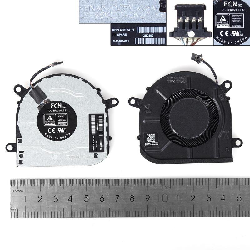 Ventilador Para Computadora Portátil Gris Hp 15m Eu 15m Es 15t Es 15z Eu 15 Eu Es W149 W150small,Org Dsf5k12114262c M45466 001