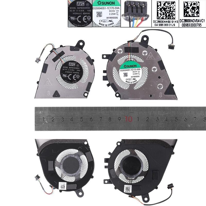 Ventilador Para Computadora Portátil Lenovo Air 14 2019 S550 14 Api S550 Ideapad Flex14 Apil+R,Org Eg50040s1 1c160 S9a Eg50040s1