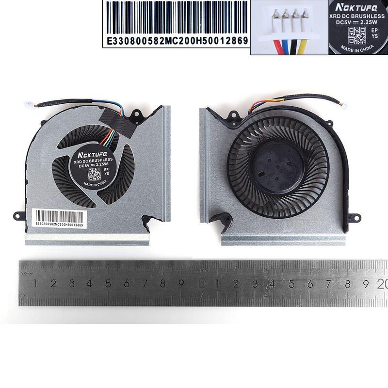 Ventilador Para Computadora Portátil Msi Ge66 Gp66 Gl66 Ms 1541 1542 N453 N454cpu Copia Alta