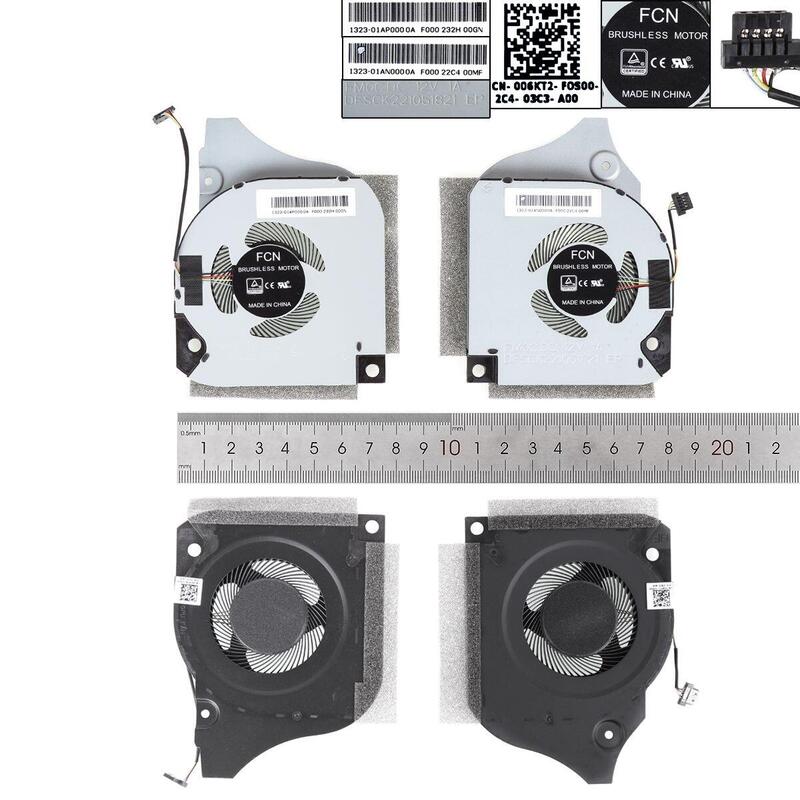 Ventiladores Cpu + Gpu Para Portátil Dell G7-7790 G5-5590 7590 P82F 12V