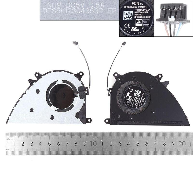 Ventilador Para Portátil Hp Probook 470 G8 G9 Envy 17-Cn 17-Cp 17-Dn