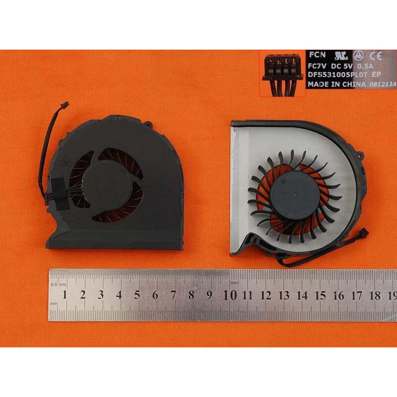 Ventilador Para Portátil Hp Zbook 15 G2 Cpu 734289 001 734289 001 Dfs531005pl0t