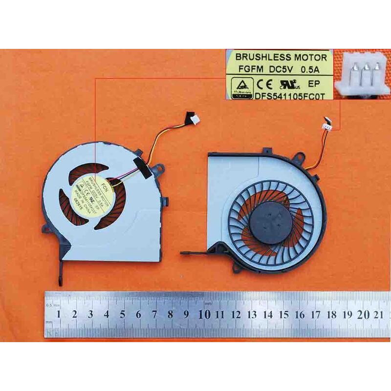 Ventilador Para Portátil Toshiba Satellite C55-C L50-C L55-C L55-C5272 P50-C S55-C S55 Dfs541105fc0t