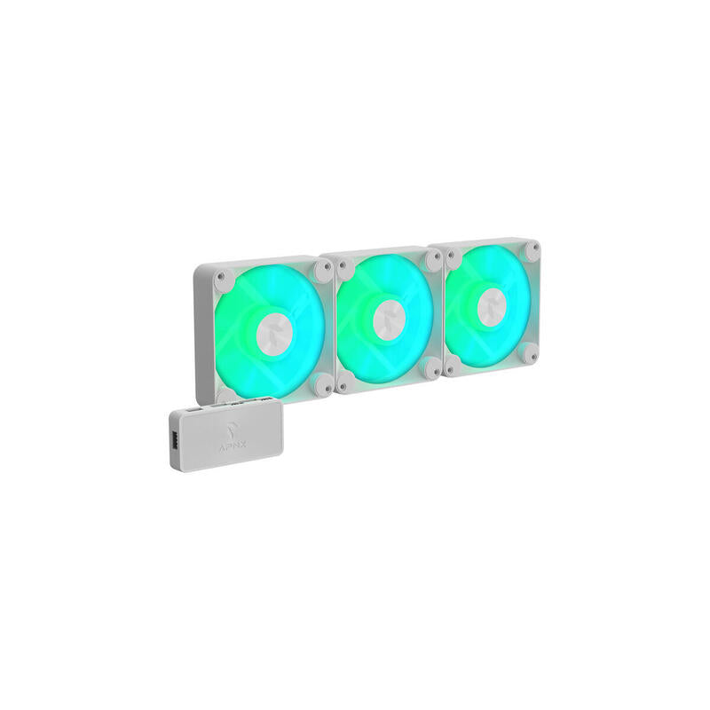 Ventilador Pc Apnx Fp1-120-3 Pack, Blanco, Paquete De 3, 120 Mm Apf3-Pf11257.21