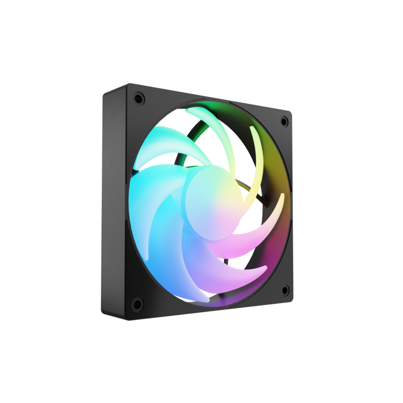 Ventilador Pc Fury Fan Sai S12 Argb Pwm, Black