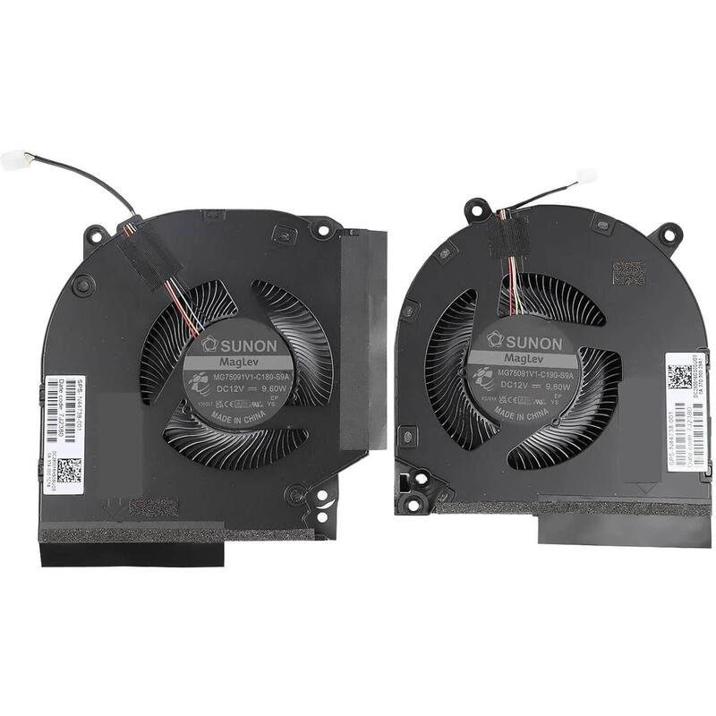 Ventiladores Cpu + Gpu 12v Para Portátil Hp Victus 9 16-R N44738-001