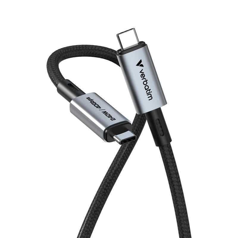 Verbatim 31847 Cable Usb Usb4 Gen 2x2 1,2 M Usb C Negro