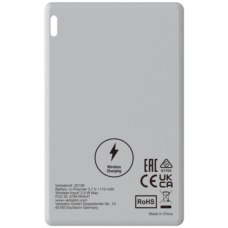 Verbatim My Finder Personal Buscador Negro, Plata, Blanco