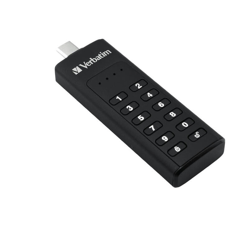 Verbatim Usb 3.2 Memoria Usb 32gb, Secure, Keypad, Aes-256-Bit