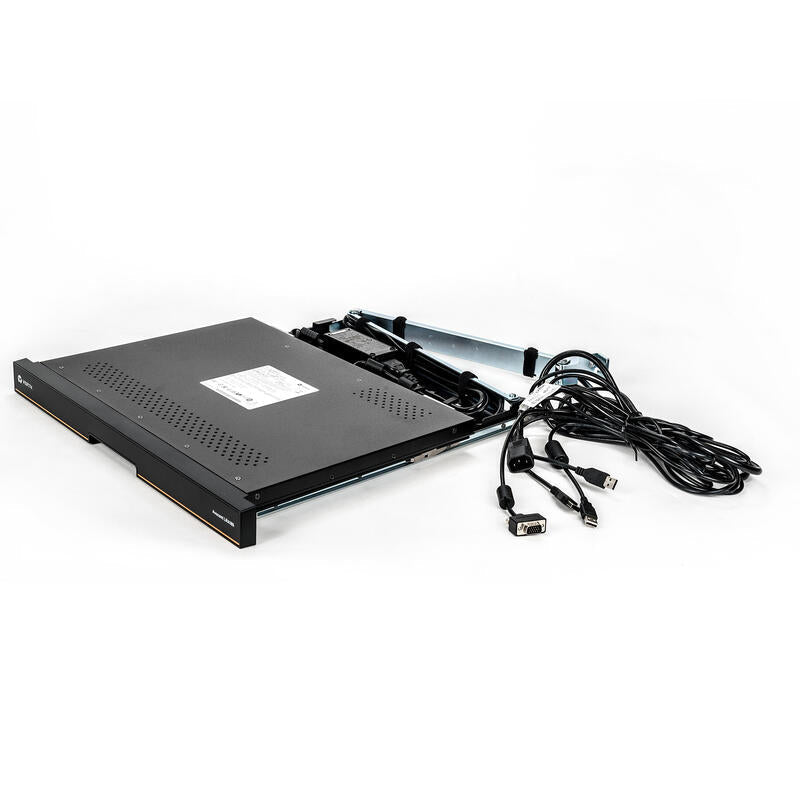 Vertiv Avocent Consola Lcd De Acceso Directo Al Rack De 19" Con Conmutador Kvm Autoview 2216 Digital O Analógico De 16 Puertos, Teclado Usb, Rak-Key Para Acceso Digital Y 16 Cables Mpuiq-Vmchs, Us Intl