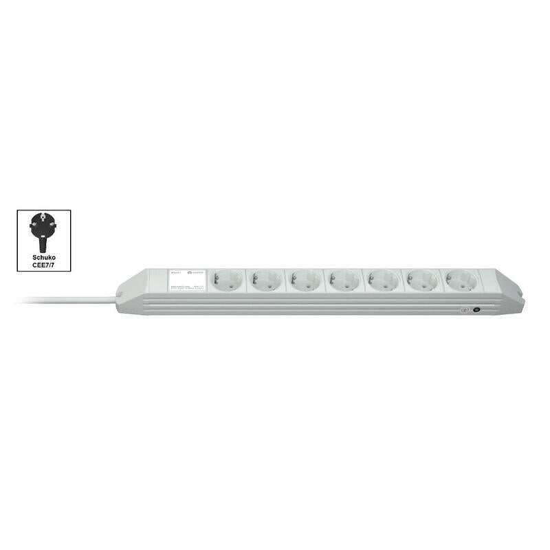 Vertiv Knürr Pdu Di-Strip, Básica, 0u/1u, Entrada Schuko De 230 V Y 16 A, Salidas (7) Schuko