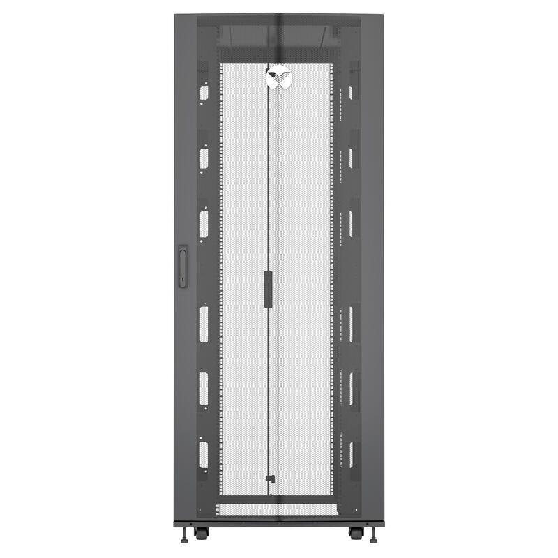 Vertiv Rack 42u 1998mm H X 800mm W X 1215mm D With Front Door 2 Split Locking Rear Doors 2 Pair 19 Mounting Rails 4 Split