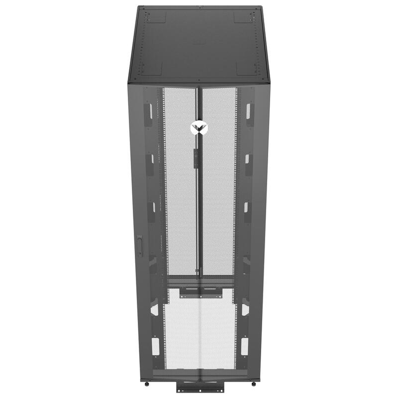 Vertiv Vr3157 Armario Rack 48u Rack O Bastidor Independiente Negro, Transparente