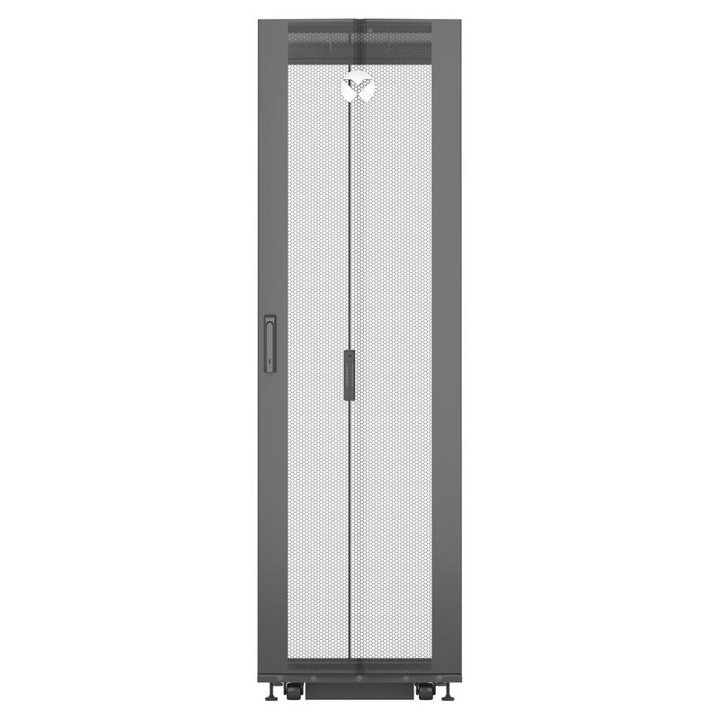 Vertiv Vr3300 Armario Rack 42u Rack O Bastidor Independiente Negro, Transparente