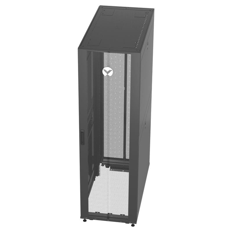 Vertiv Vr3300 Armario Rack 42u Rack O Bastidor Independiente Negro, Transparente