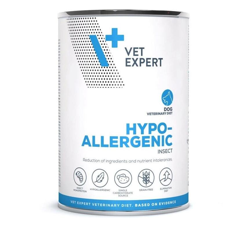 Vet Expert Hypoallergenic Insect - Comida Húmeda Para Perros - 400g