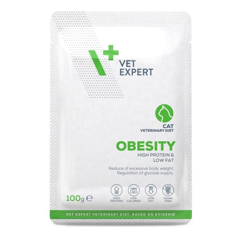 Vet Expert Obesity Chicken - Comida Húmeda Para Gatos - 100g
