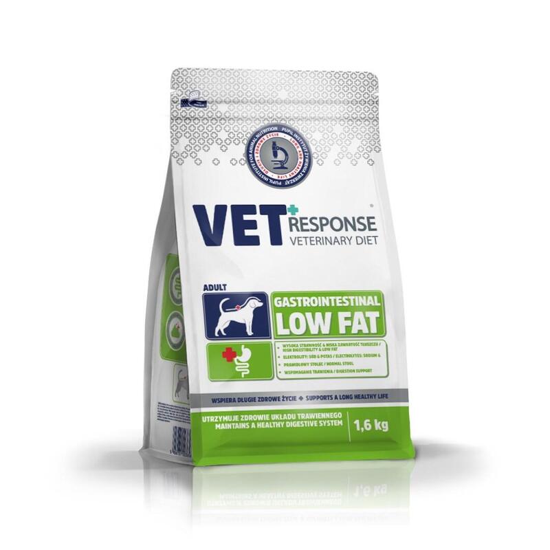 Vet Response Gastro Low Fat Sucha Karma Para Perro 1,6kg