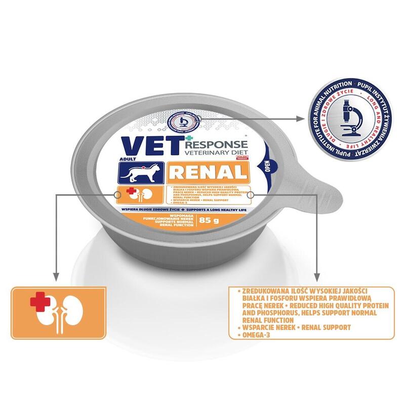 Vet Response Renal Comida Húmeda Para Gatos - 85g