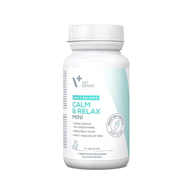 Vetexpert Calm&Relax Mini - Suplementos Para Perros Y Gatos - 30 Uds.